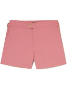 TOM FORD - Slim-Fit Mid-Length Swim Shorts - Pink