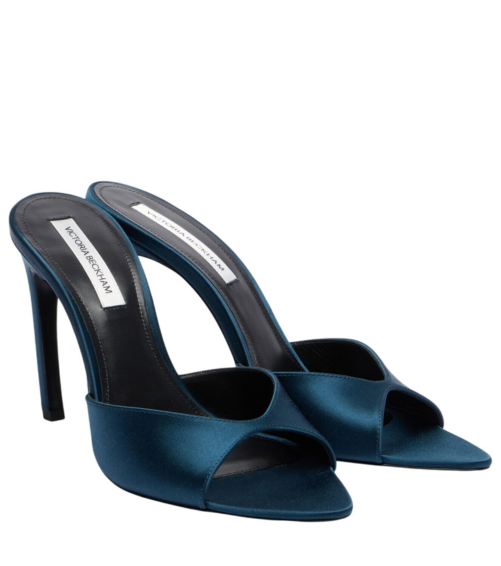 Photo: Victoria Beckham Harlow 100 satin mules