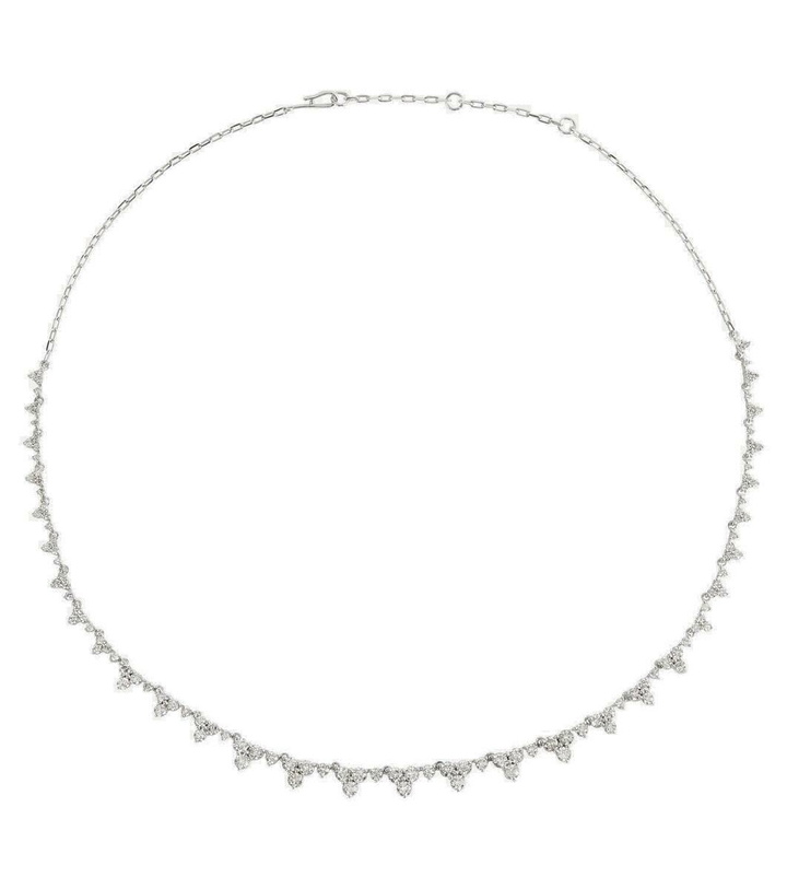 Photo: Ileana Makri Rivulet Tears 18kt white gold necklace with diamonds