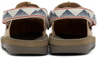 Reebok Classics Beige & Brown Canvas Beatnik Sandals