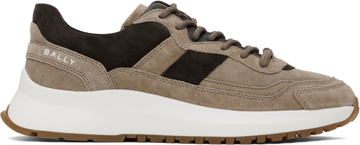 Photo: Bally Brown Outline Sneakers