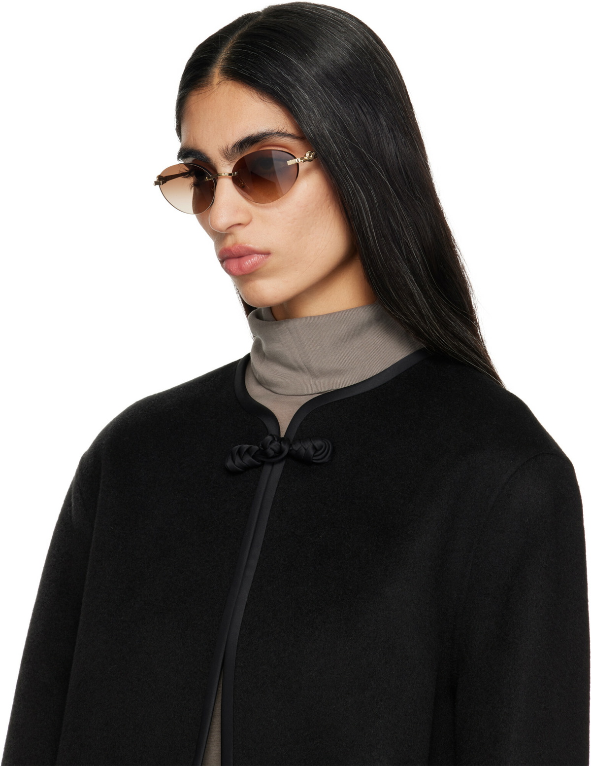Cartier Gold 'Panthère de Cartier' Sunglasses
