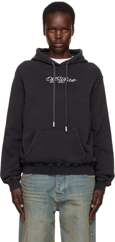 Photo: Off-White Black Scissor Arrow Hoodie