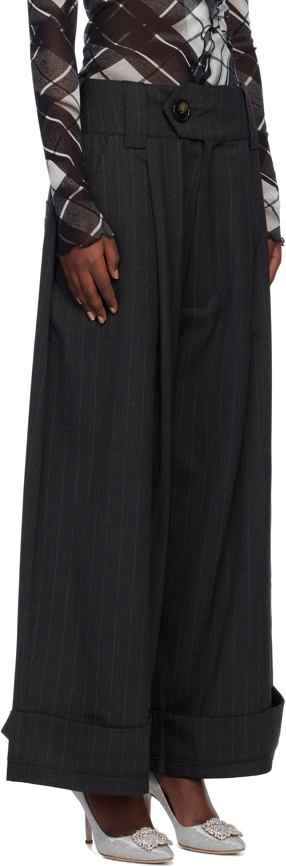 VAQUERA Gray Baby Trousers Vaquera