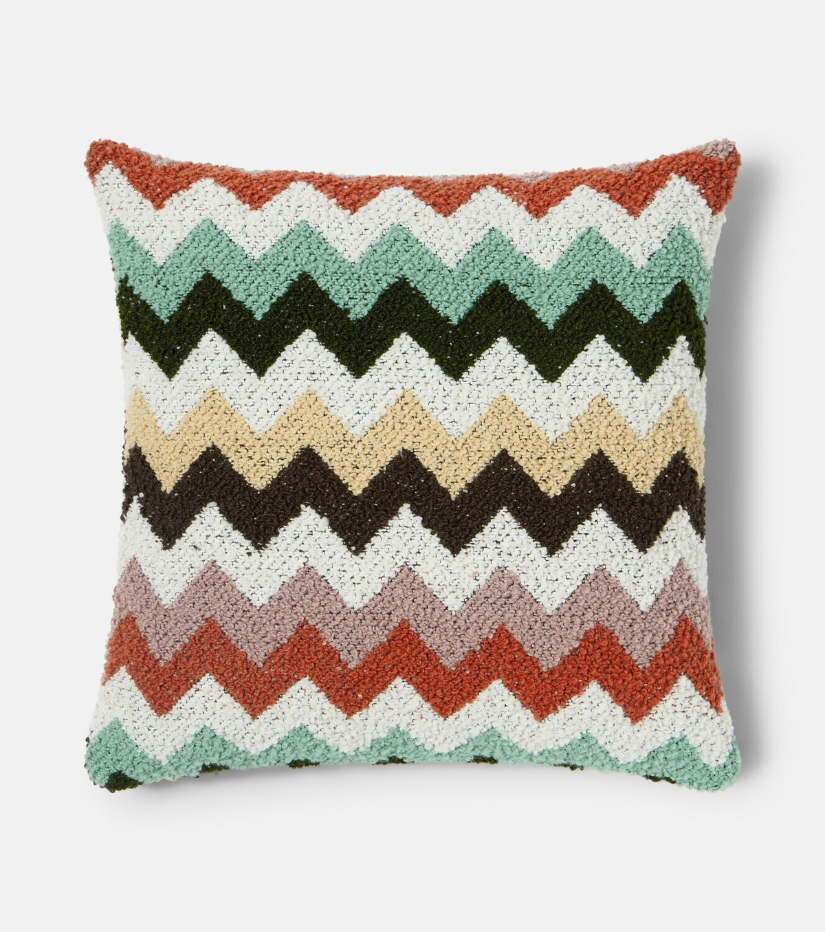 Missoni Riccio Zigzag cotton bouclé cushion