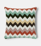 Missoni Riccio Zigzag cotton bouclé cushion