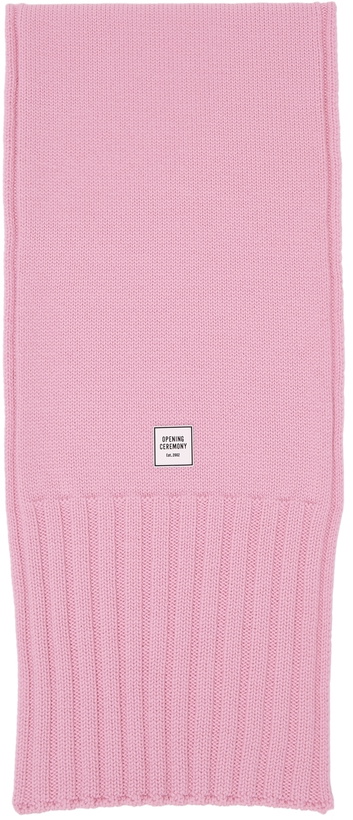 Photo: Opening Ceremony Pink Box Logo Scarf
