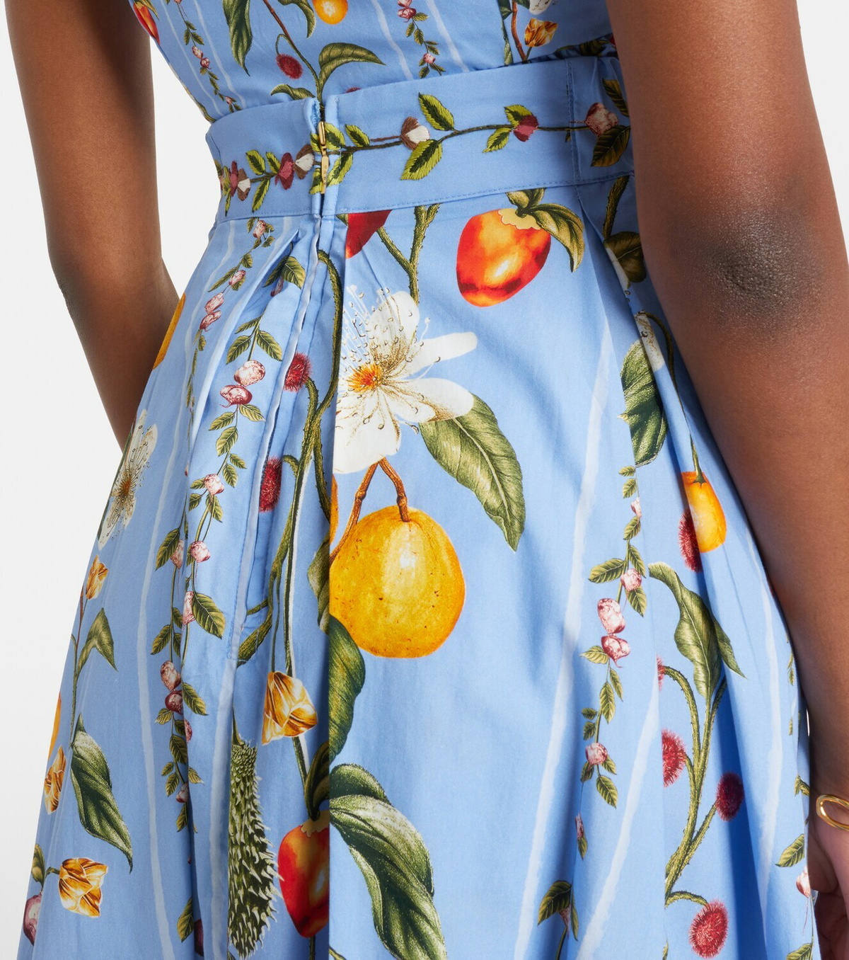 Agua by Agua Bendita Delta printed cotton maxi skirt