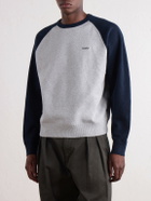 WTAPS - Ian Logo-Embroidered Cotton-Blend Sweater - Gray