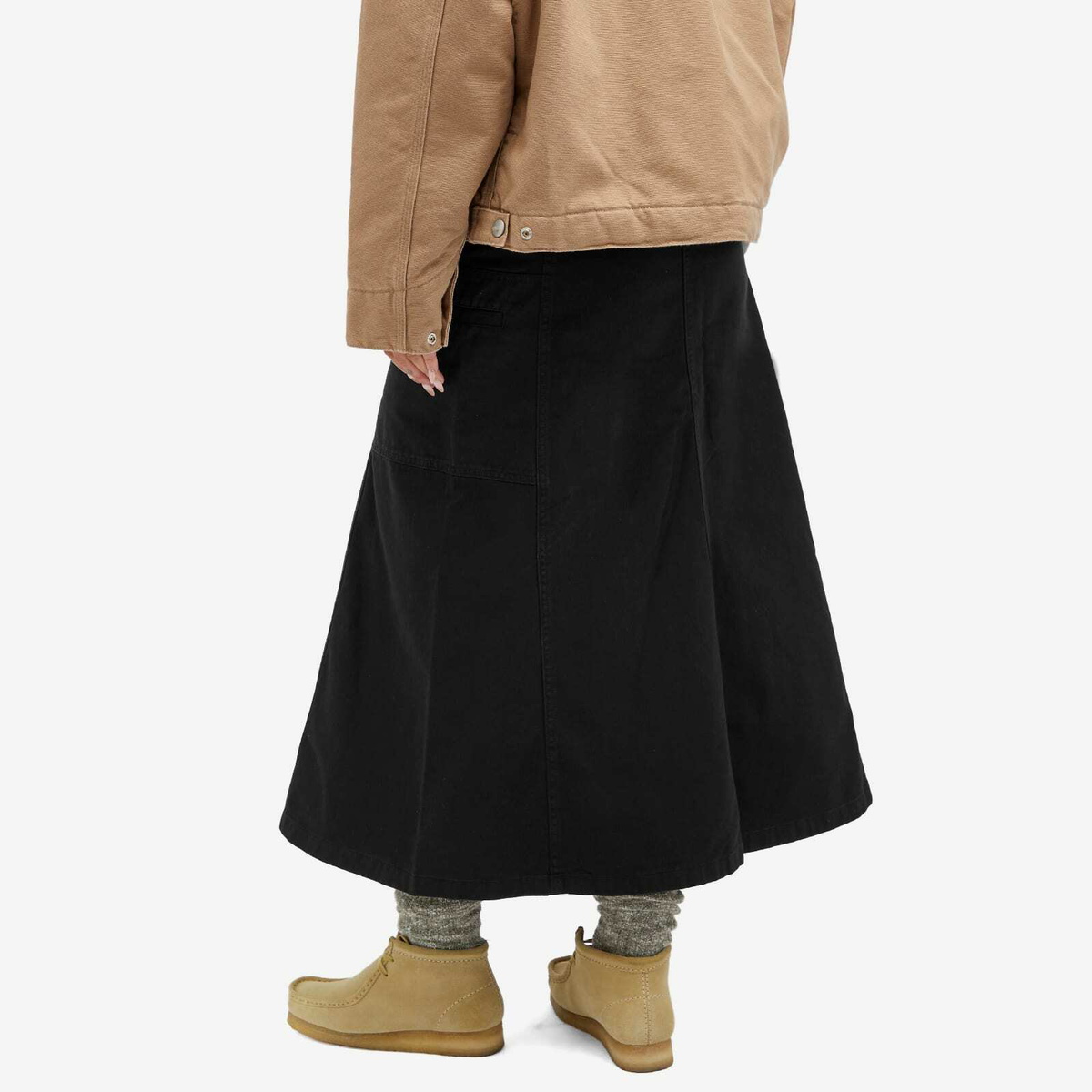 Gramicci Women's Voyager Midi Skirt in Black
