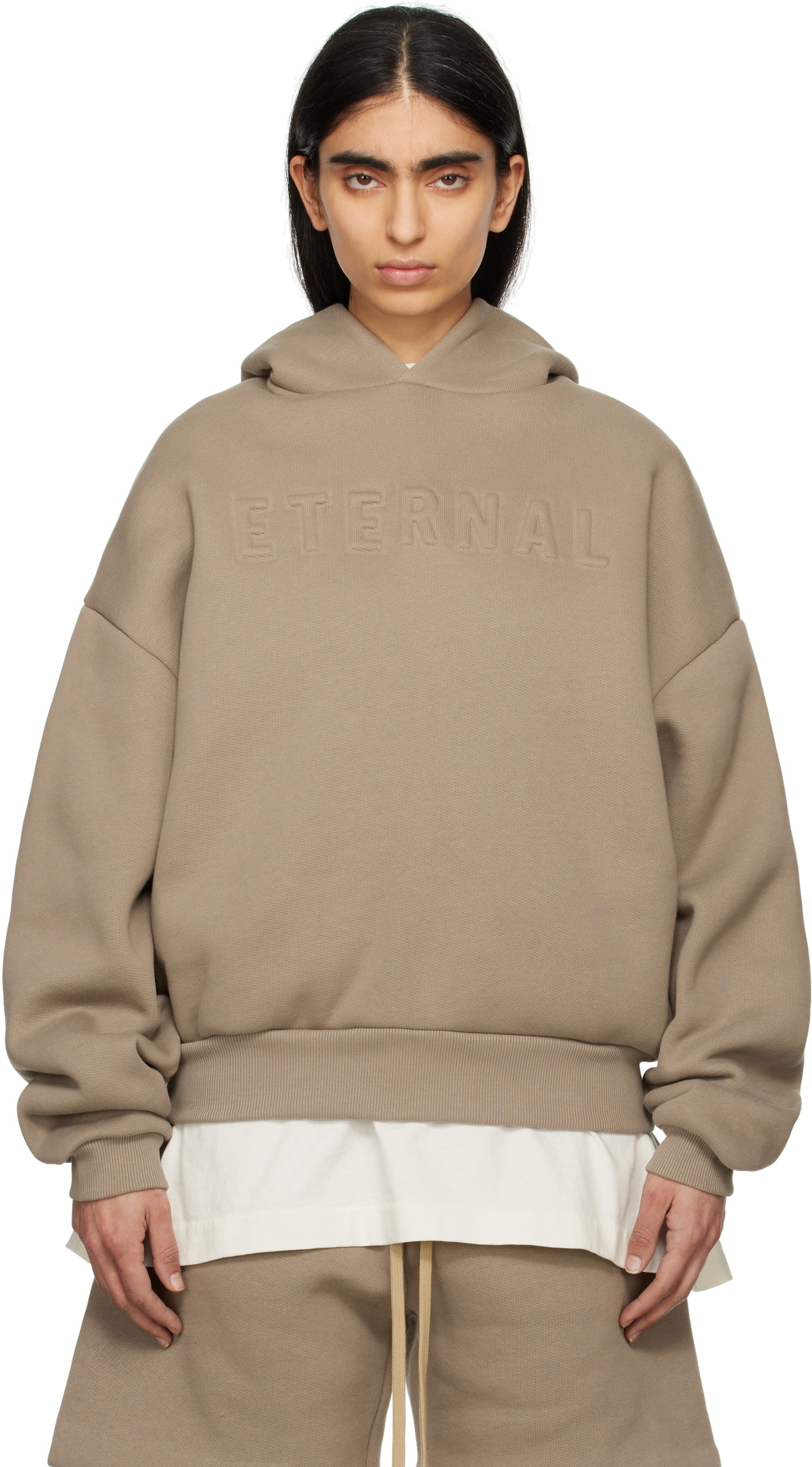 Fear of God Beige 'Eternal' Hoodie