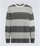 Thom Browne Rugby striped merino wool sweater