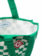 CASABLANCA - Crochet Cotton Tote Bag