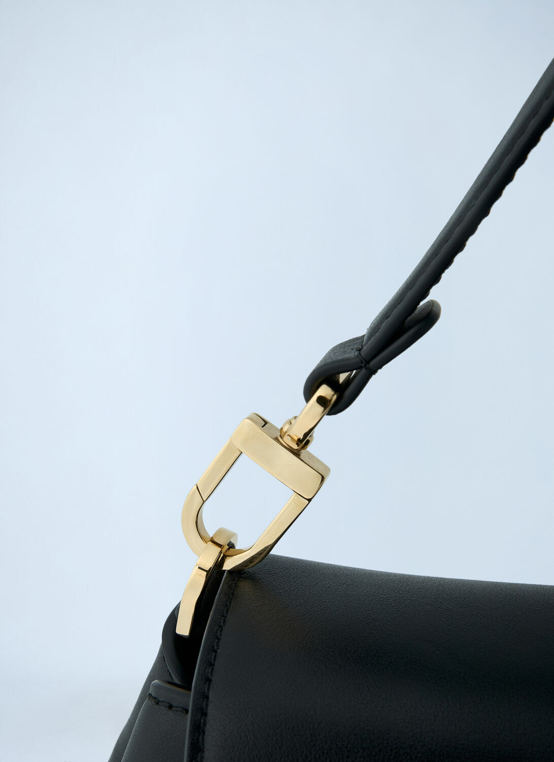 TOTEME T-Lock Leather Crossbody Bag