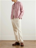 Kardo - Embellished Cotton and Linen-Blend Jacket - Pink