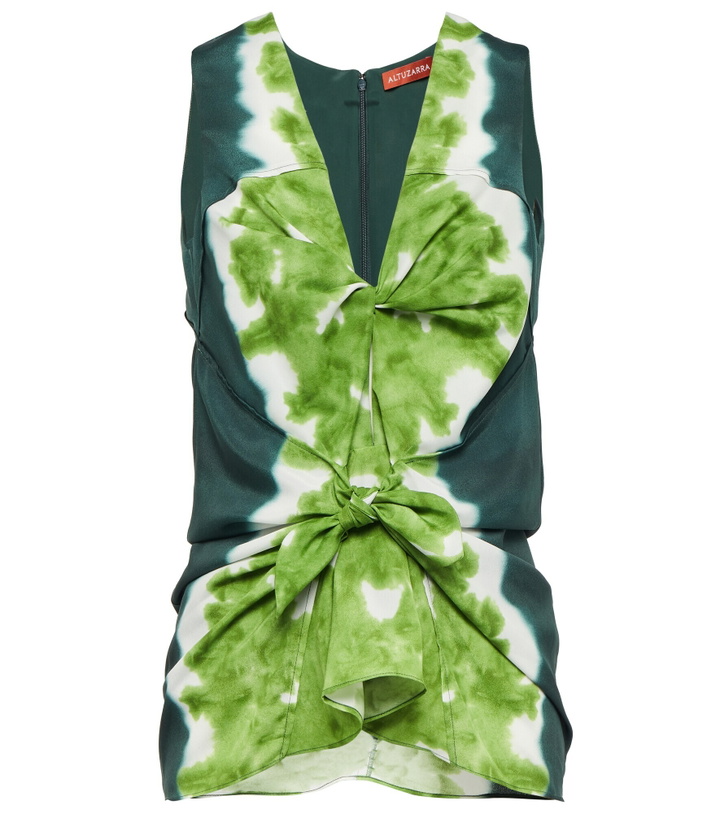 Photo: Altuzarra - Pan tie-dye crêpe de chine top