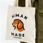 Human Made Men's Book Tote in White