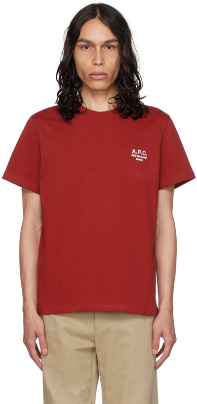 Photo: A.P.C. Red Raymond T-Shirt