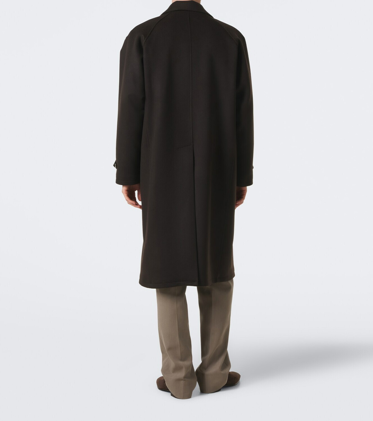 Stòffa Double-breasted cashmere coat