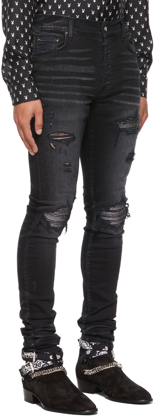 AMIRI Black Iridescent MX1 Jeans Amiri
