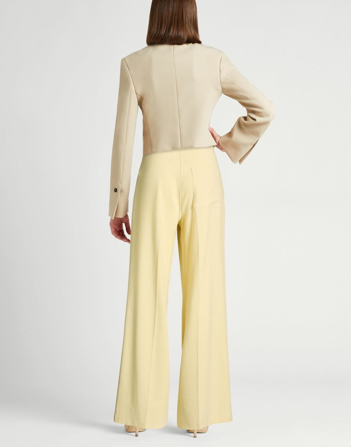 Jucca Womens Pants Pastel in Yellow