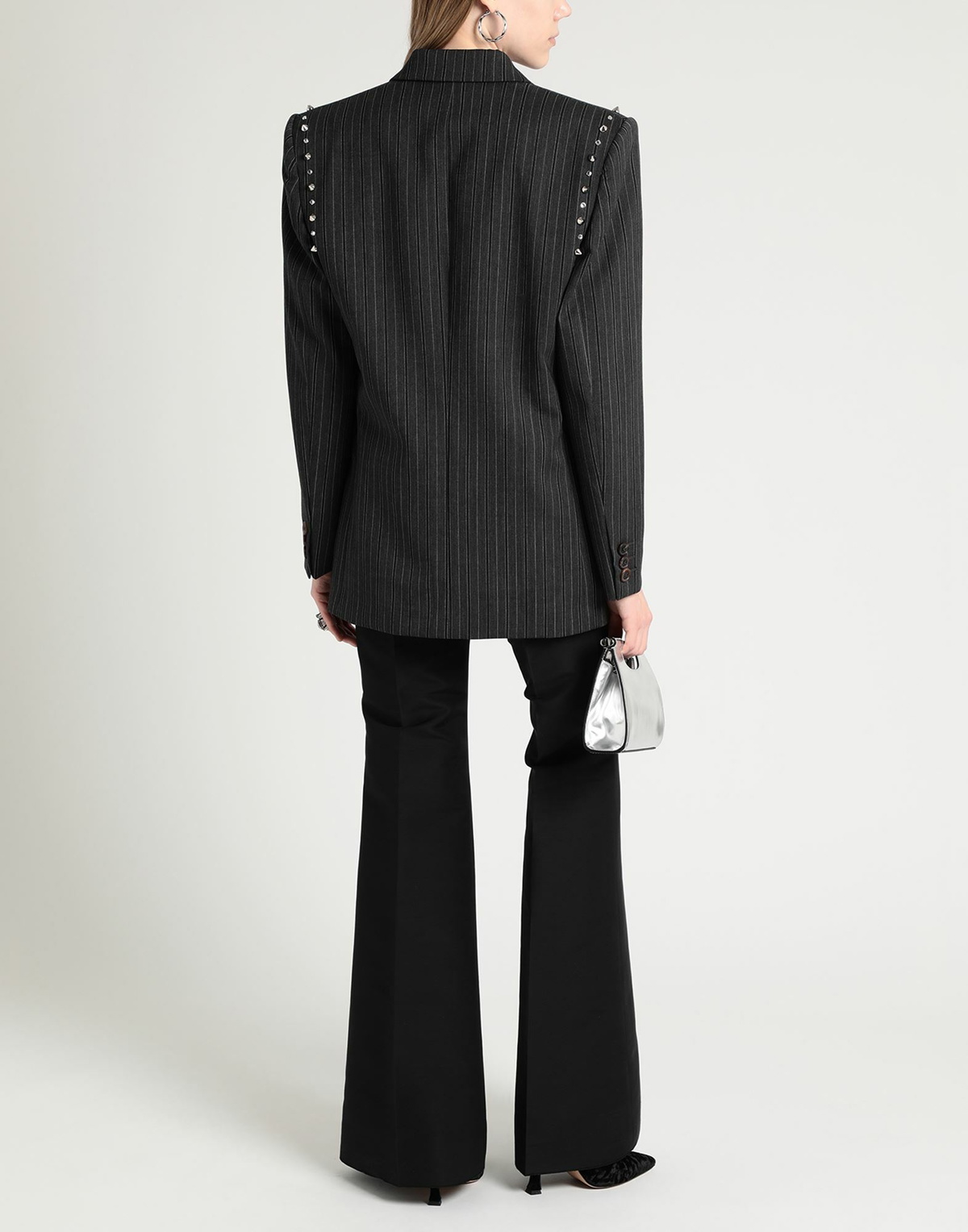 Alessandra Rich Womens Blazer in Charcoal