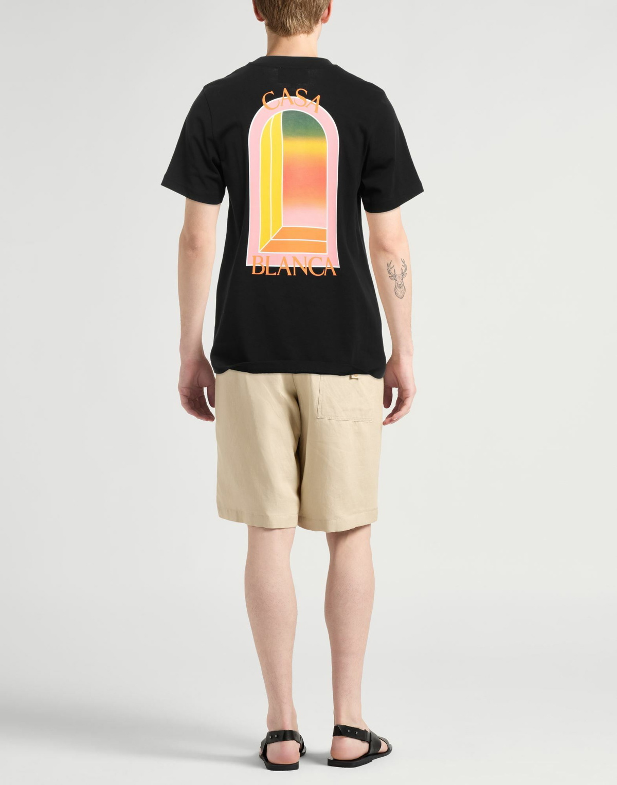 Casablanca Mens T-shirt in Black
