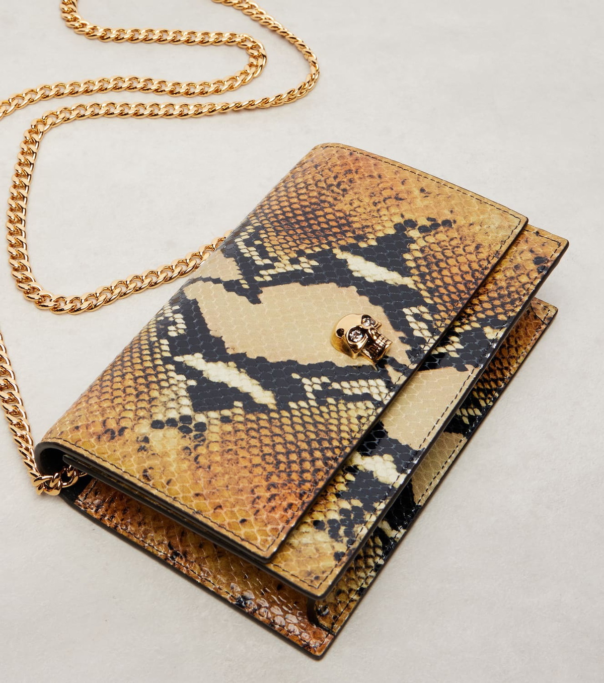 McQueen Skull Small leather crossbody bag
