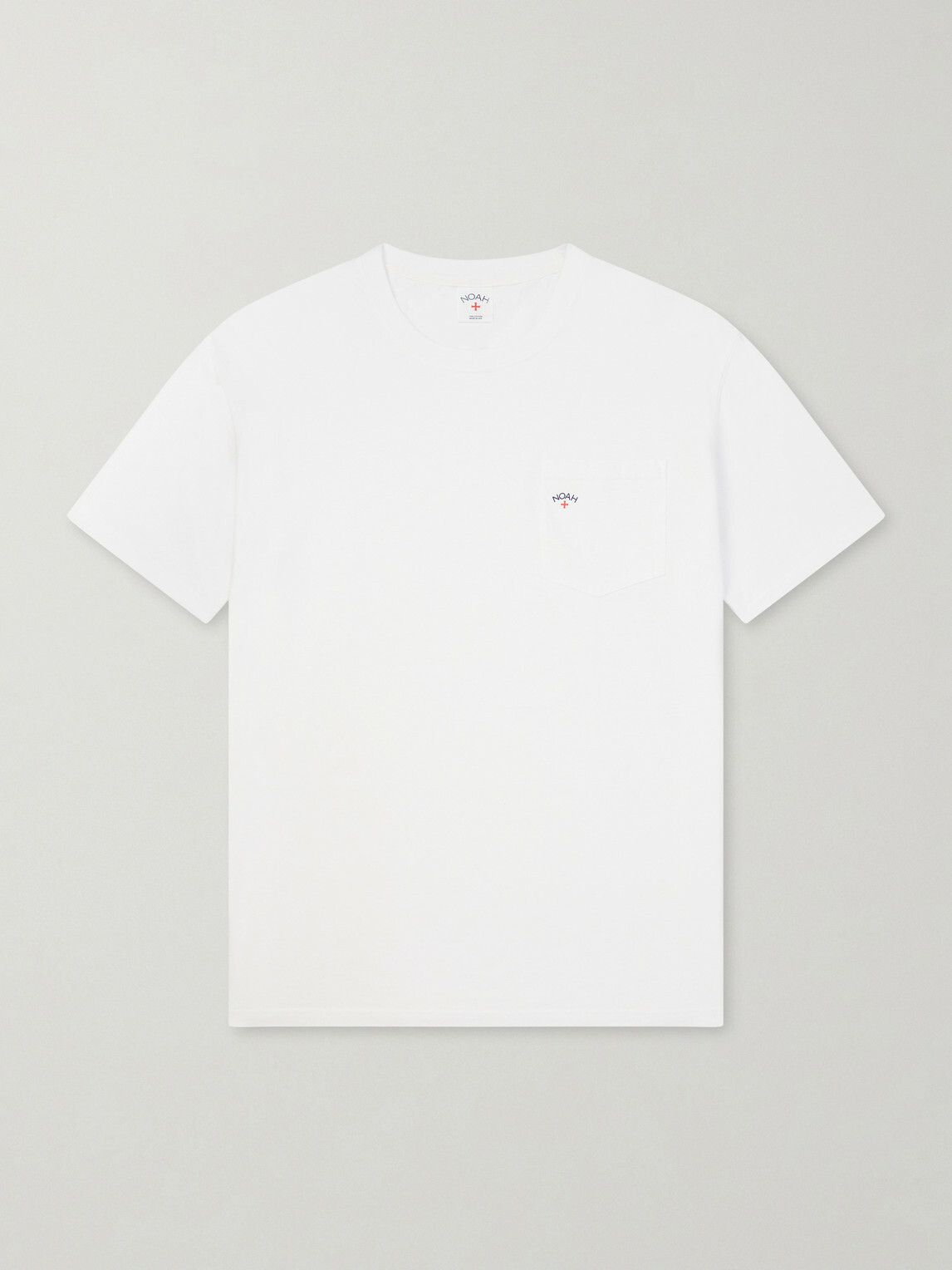 Noah - Core Logo-Printed Cotton-Jersey T-shirt - White