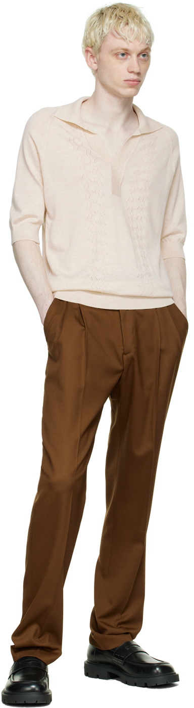 CMMN SWDN SSENSE Exclusive Brown Trousers CMMN SWDN