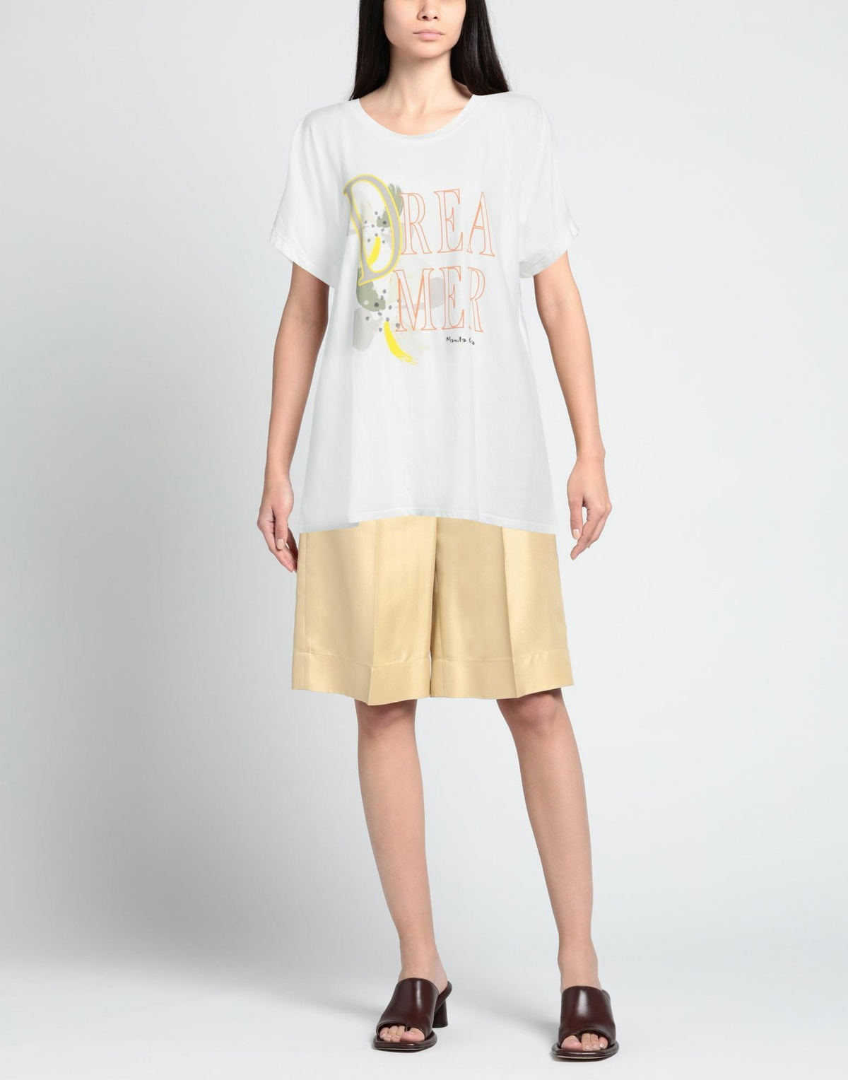 Manila Grace Womens T-shirt in White
