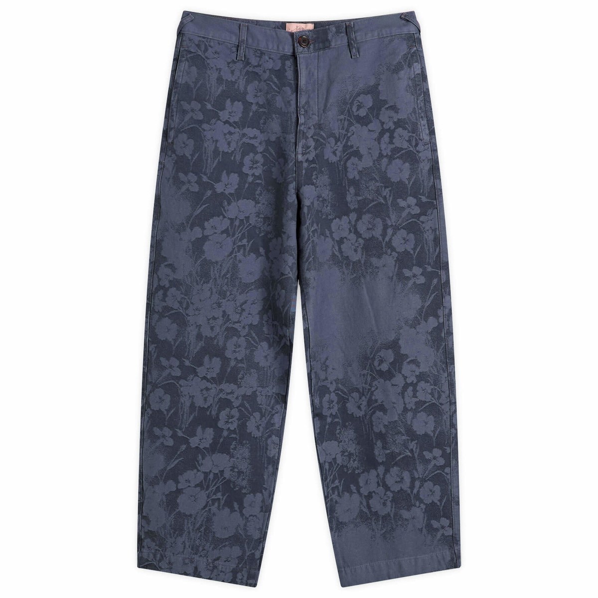 Paul Smith Men's x Lee Jacquard Denim Tapered Trousers in Blue