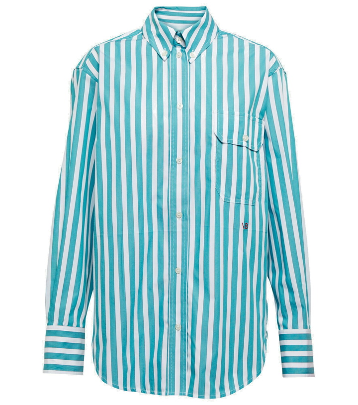 Photo: Victoria Beckham - Striped cotton shirt