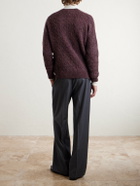 Sid Mashburn - Cable-Knit Wool Sweater - Burgundy