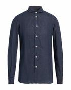 Boglioli Mens Shirt Midnight in Blue