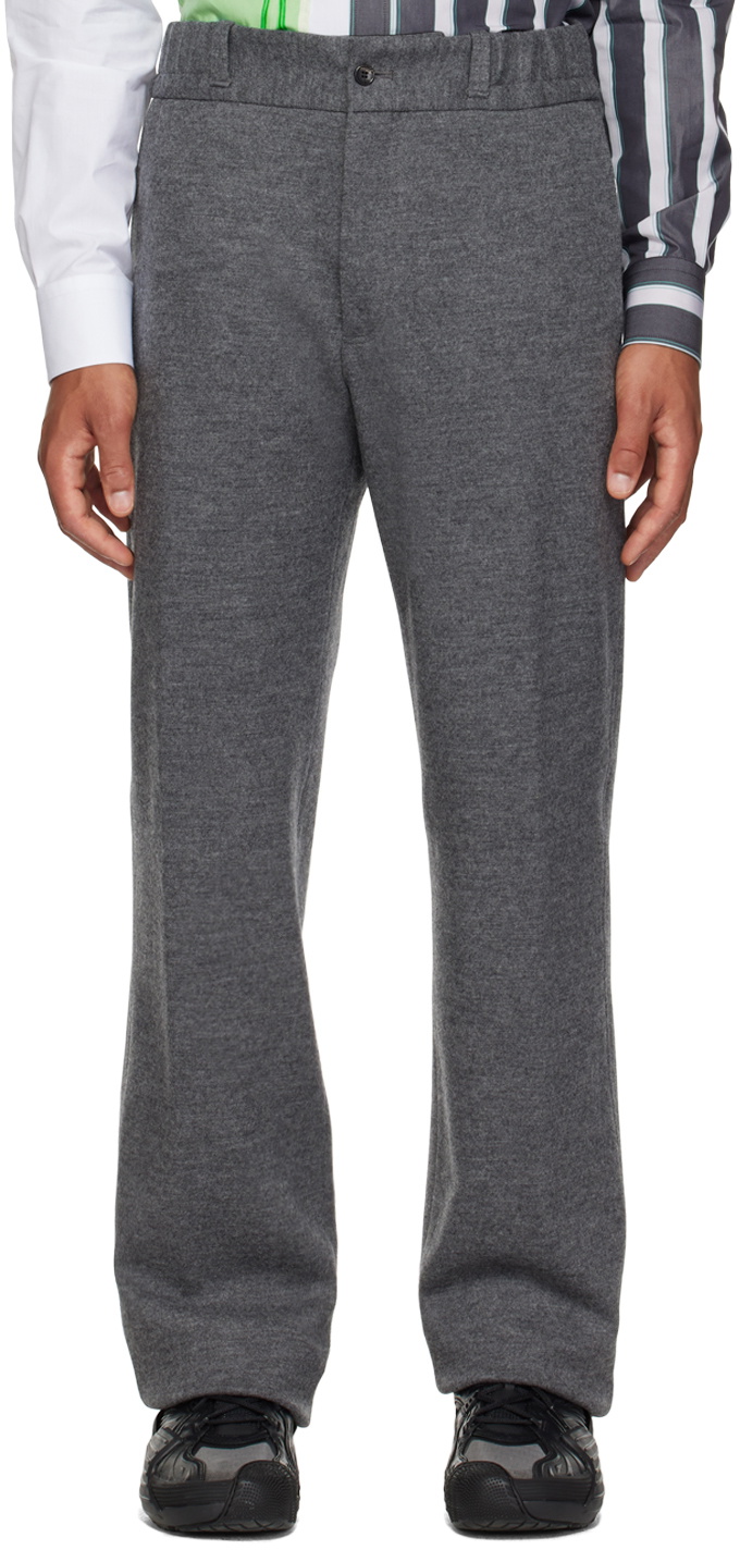 Lanvin Gray Elasticized Trousers Lanvin