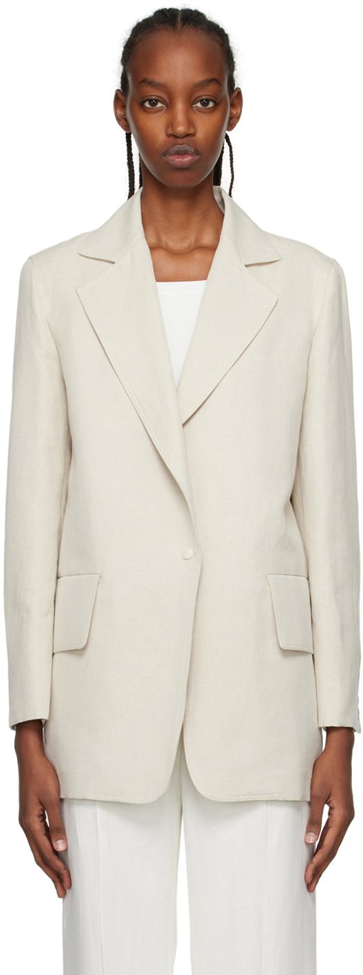 Max Mara Off-White Mosa Blazer Max Mara