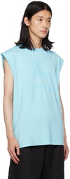 Burberry Blue EKD Tank Top