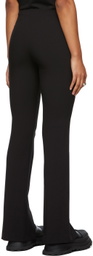 LVIR Black Stretch Slit Trousers