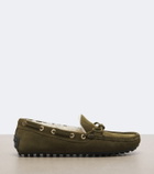 Tod's Gommino® shearling-lined suede boat shoes