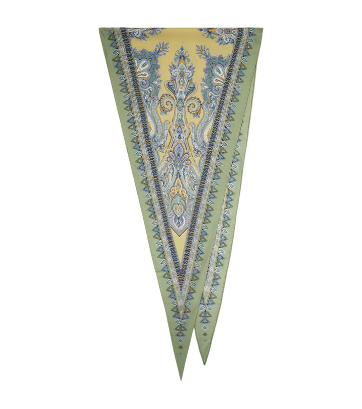 Photo: Etro Printed silk scarf