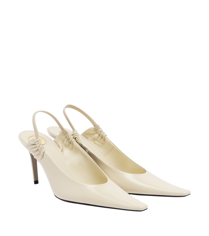 Photo: Saint Laurent Anne-Marie leather slingback pumps