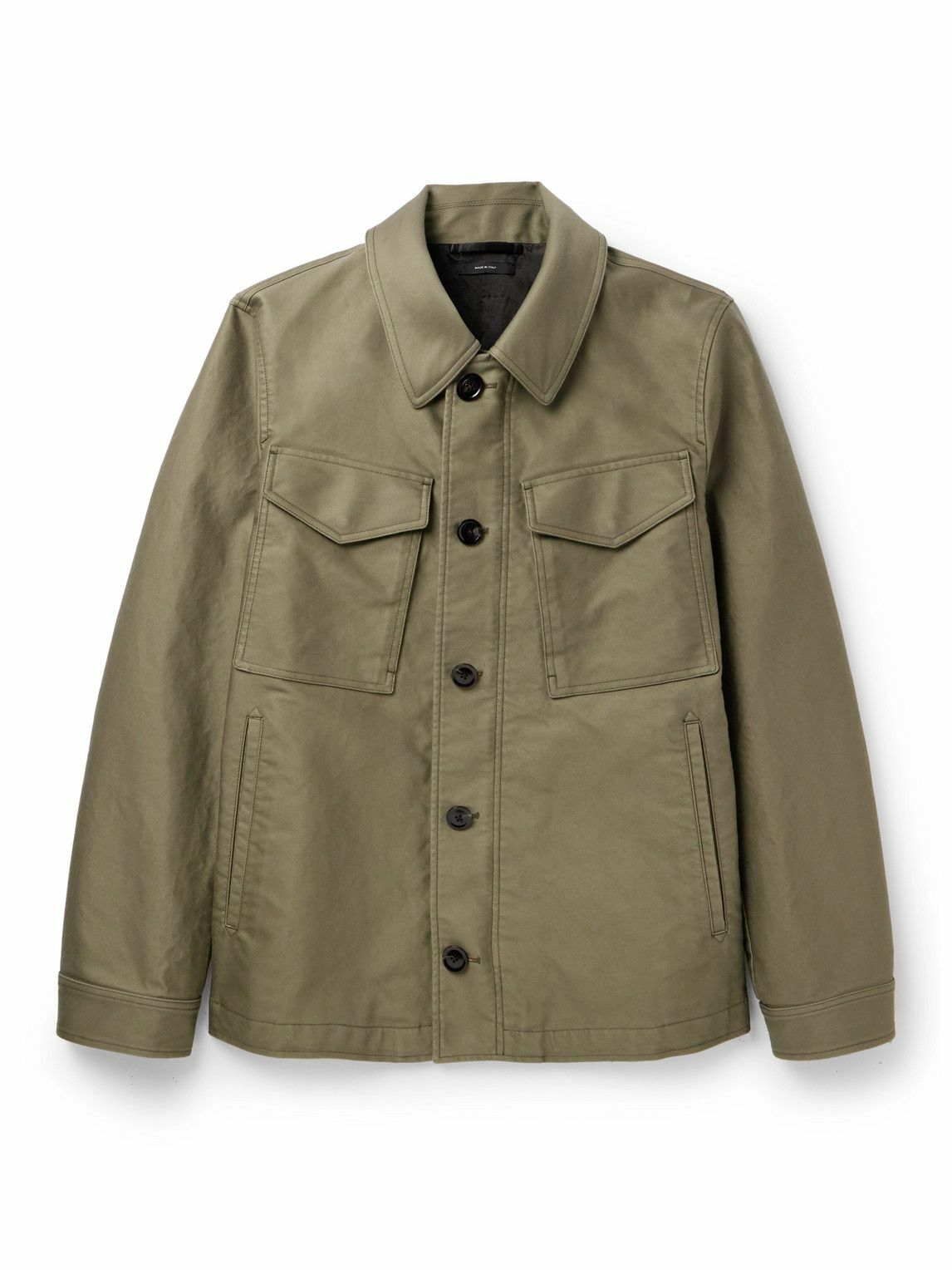 TOM FORD - Cotton-Twill Jacket - Green TOM FORD