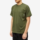 WTAPS Men's 23 Pocket Logo T-Shirt in Olive Drab