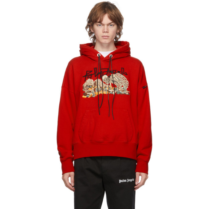 Photo: Palm Angels Red Desert Skull Hoodie