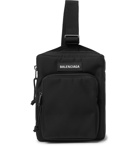 Balenciaga - Explorer Logo-Appliquéd Canvas Messenger Bag - Black