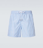 Thom Sweeney Striped swim trunks