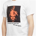 Comme des Garçons SHIRT Men's x Andy Warhol T-Shirt in White