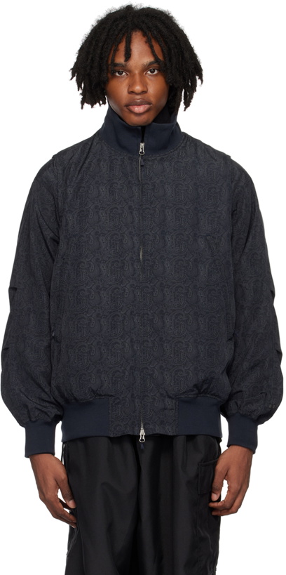 Photo: DAIWA PIER39 Navy Deck Bomber Jacket