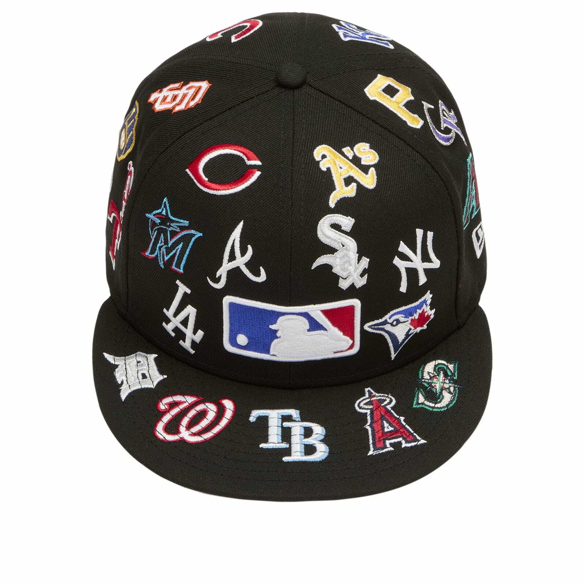 New Era Image MLB All Over 59Fifty Cap in Black